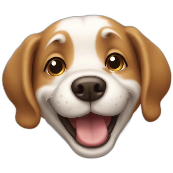 Happy dog emoji
