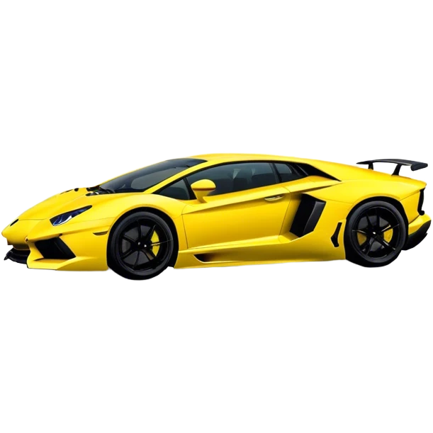 Lamborghini Aventador - Lamborghini (Model Year: 2021) (Iconic colour: Yellow) emoji