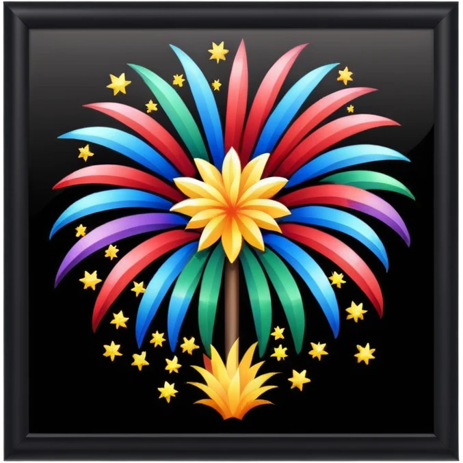 New Year's Day scenery
 emoji