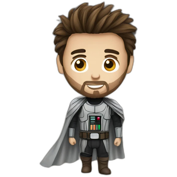 messi en una nave de star wars emoji