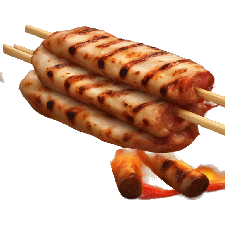 wood fire TURKISH KEBAB  emoji