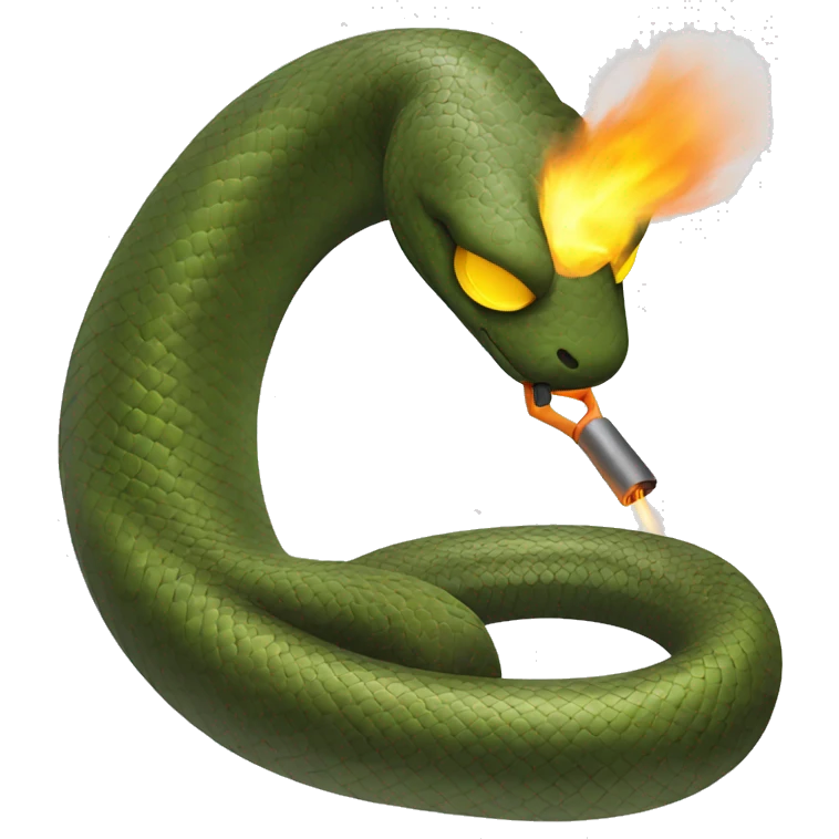 Snake welding emoji