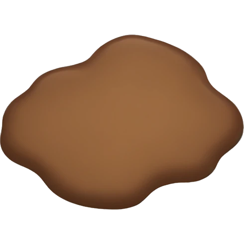Brown puddle emoji