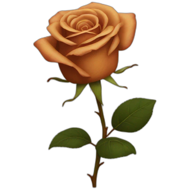 Rose in titanic emoji