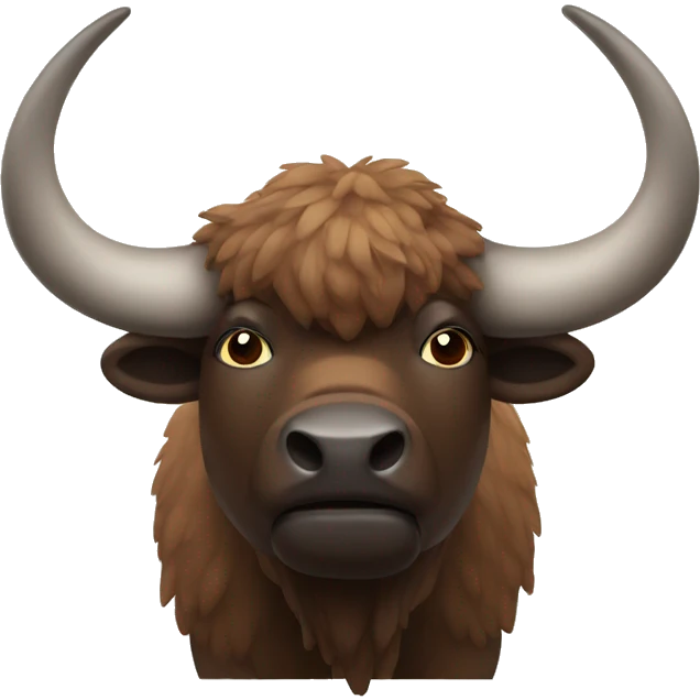 A bison with wings emoji