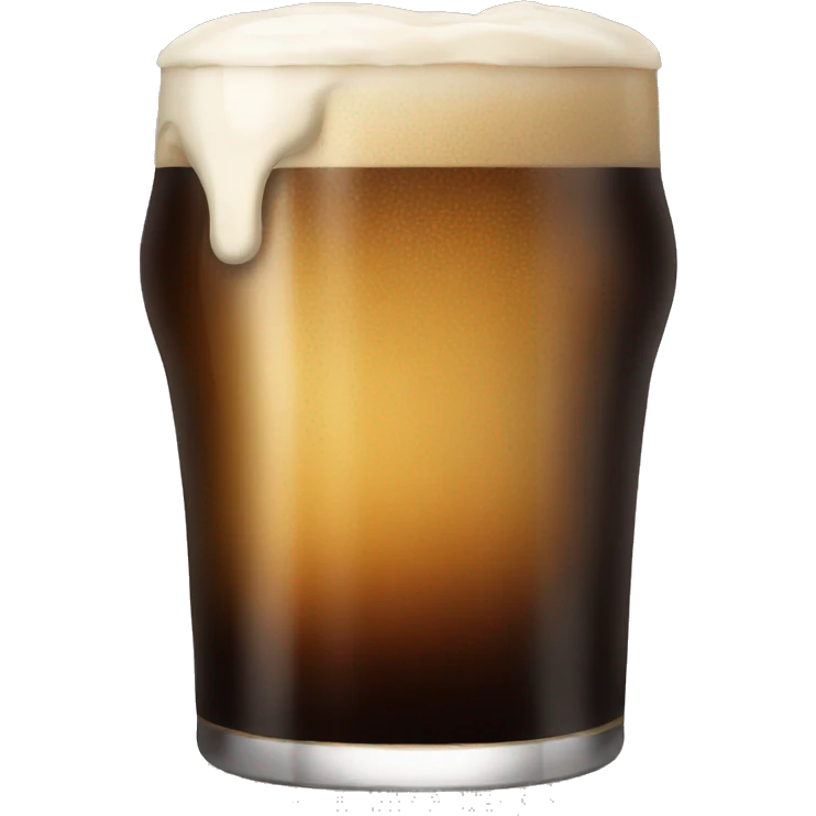 Pint of stout emoji