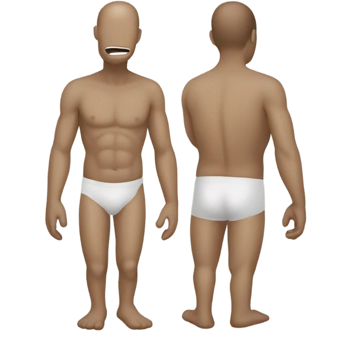 Male body without head emoji