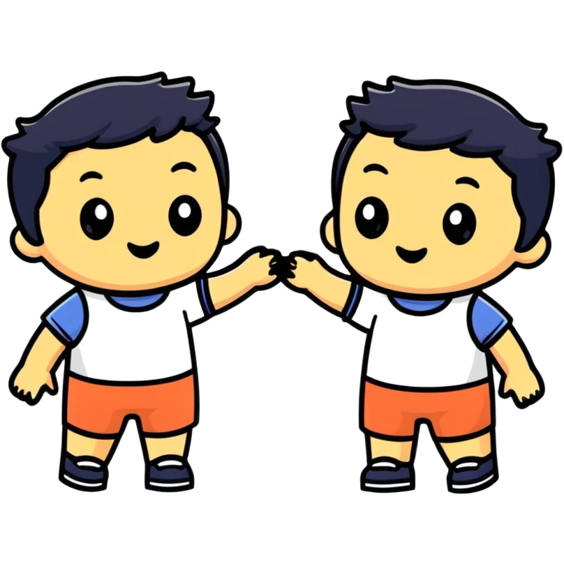 Gemini, two playful twins emoji