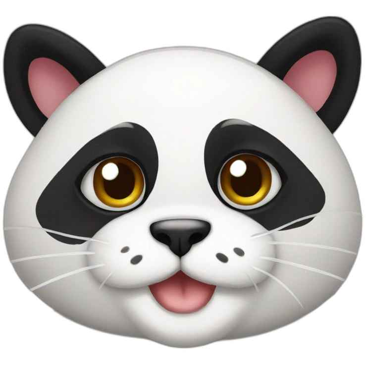 panda cat emoji