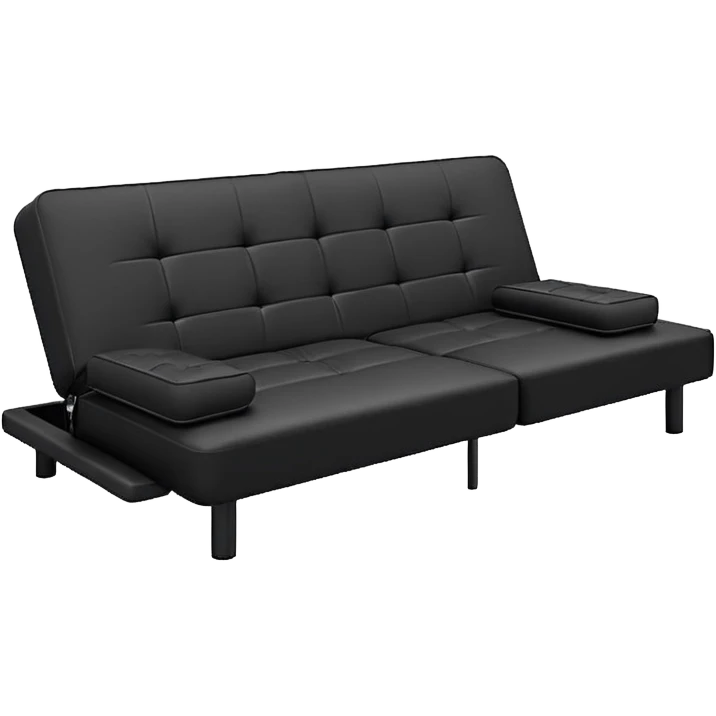 futon beds in black emoji