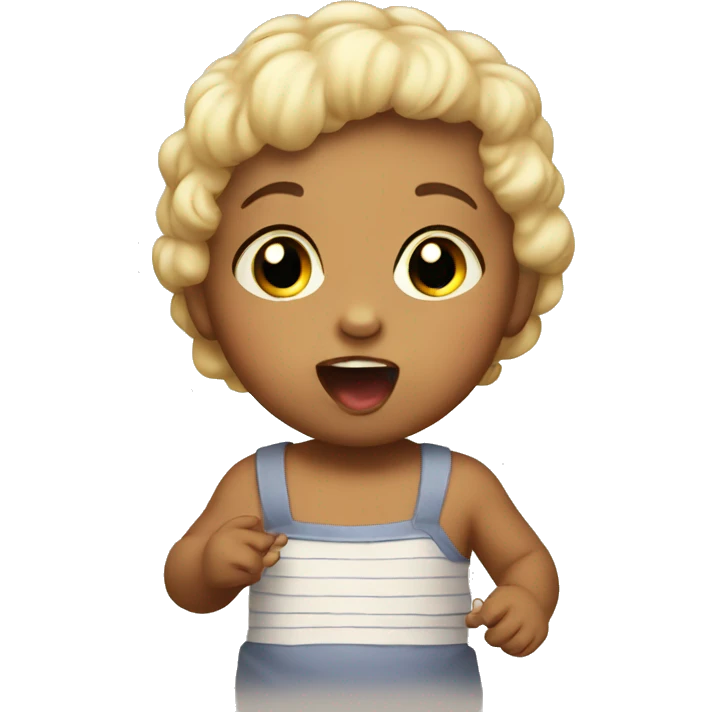 Baby singing  emoji