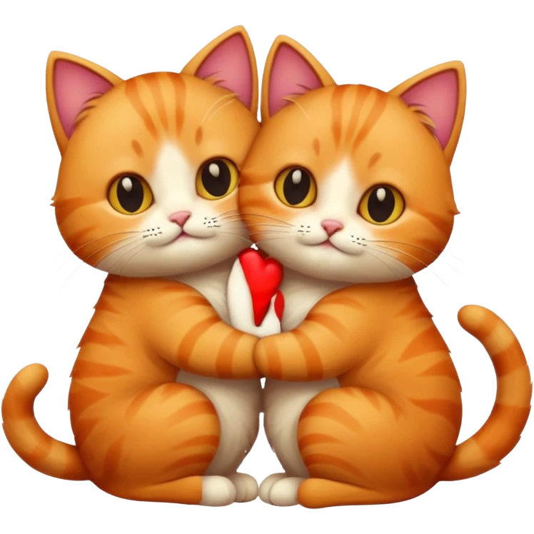 Cats in love  emoji