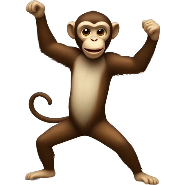 Dancing monkey emoji