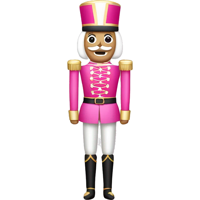 Pink nutcracker  emoji