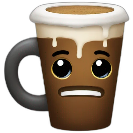 Coffee rock emoji