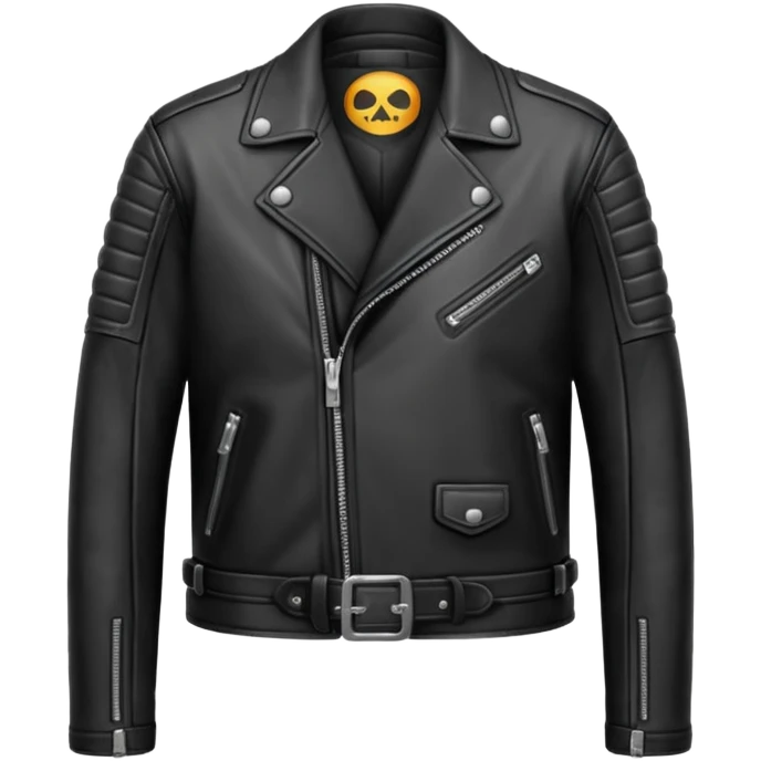 leather biker jacket emoji