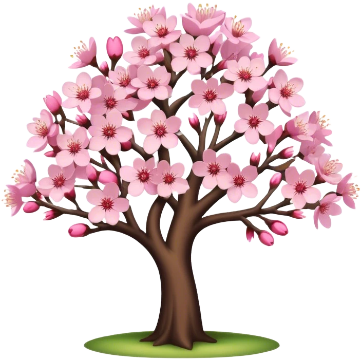 Cherry blossom tree emoji