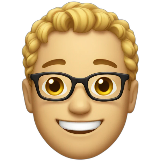 Happy but thisrty emoji