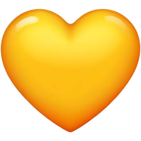Orangish yellow heart emoji