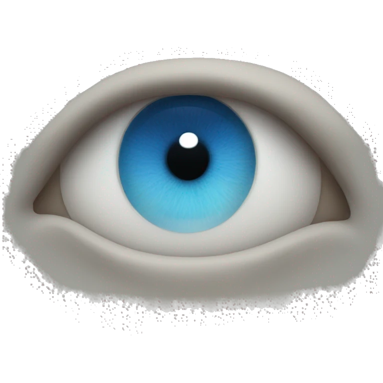blue eye emoji