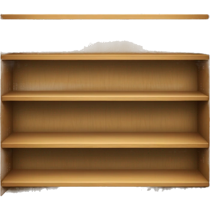 
wooden shelf emoji