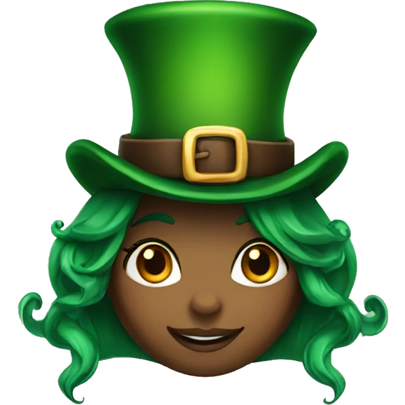 leprechaun girl emoji