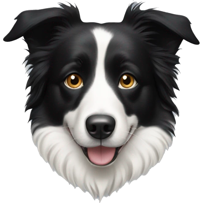 Border Collie face emoji