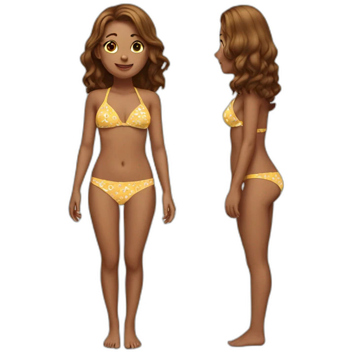 Girl bikini emoji