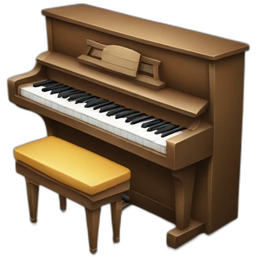 Car playing piano emoji