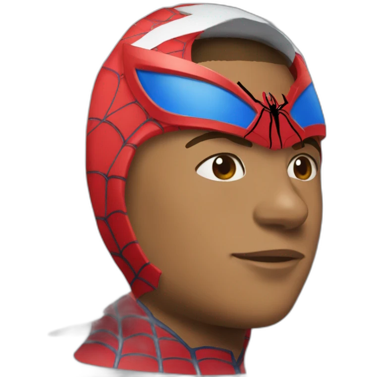 Mbappe sauve spiderman emoji
