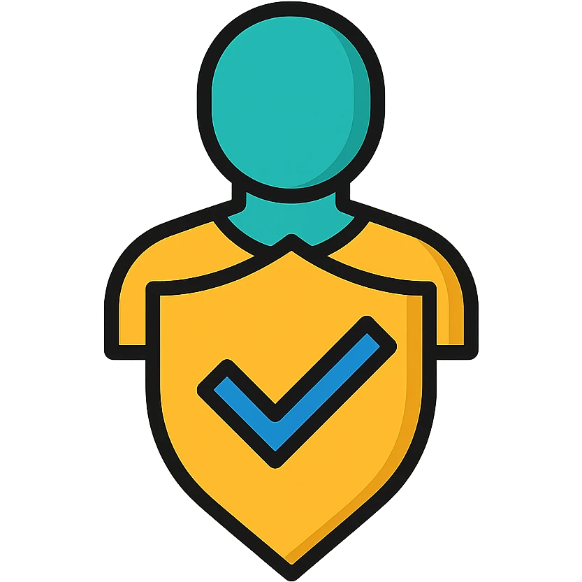 integrity as a visual concept, clean modern icon style emoji