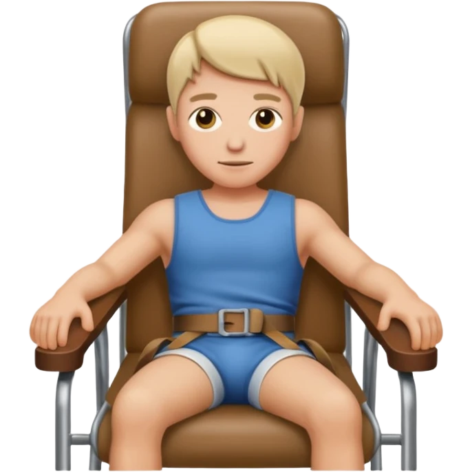strapped to a chair emoji