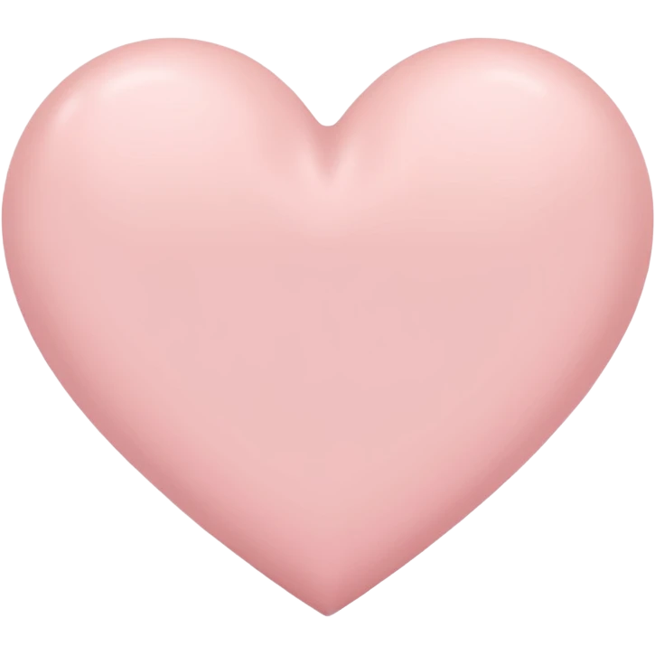 pale pink heart emoji