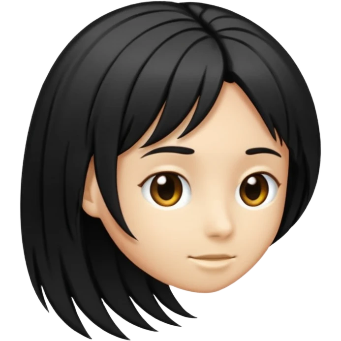 single hair emoji