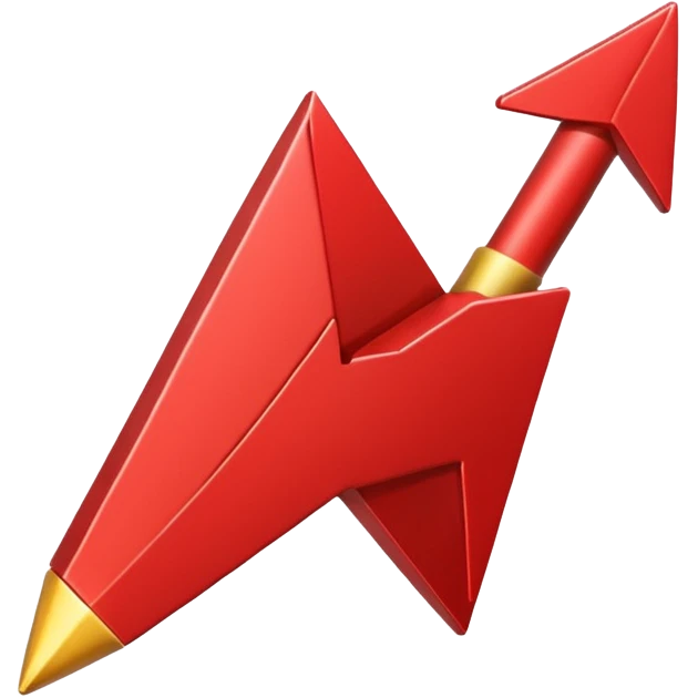 Red Arrow down  emoji