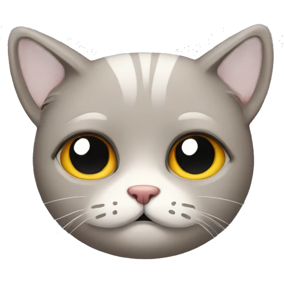 a sad cat emoji