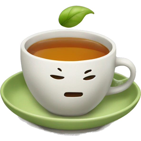 Apple tea emoji