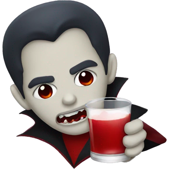 vampire drinking emoji