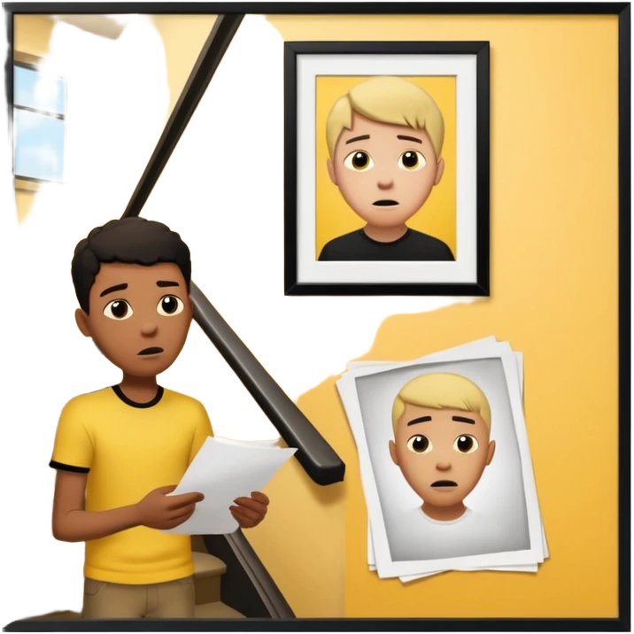 Eli figures out the clues to escape but rex rips the paper because he didn't want them to get out. And they figure out the code because they were being smart and using their brains. It takes place in the Yellow Room, the stairwell. Which gives a nerverackng scared vibe. less cartoon ish emoji