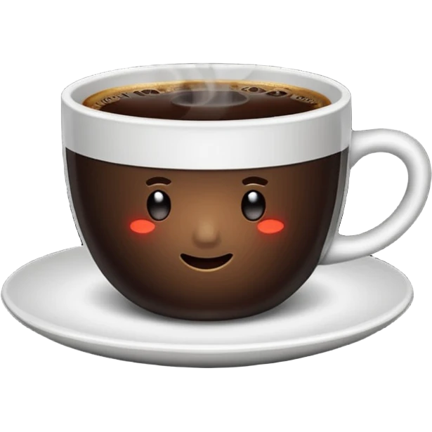 Bad coffee / sad coffee emoji