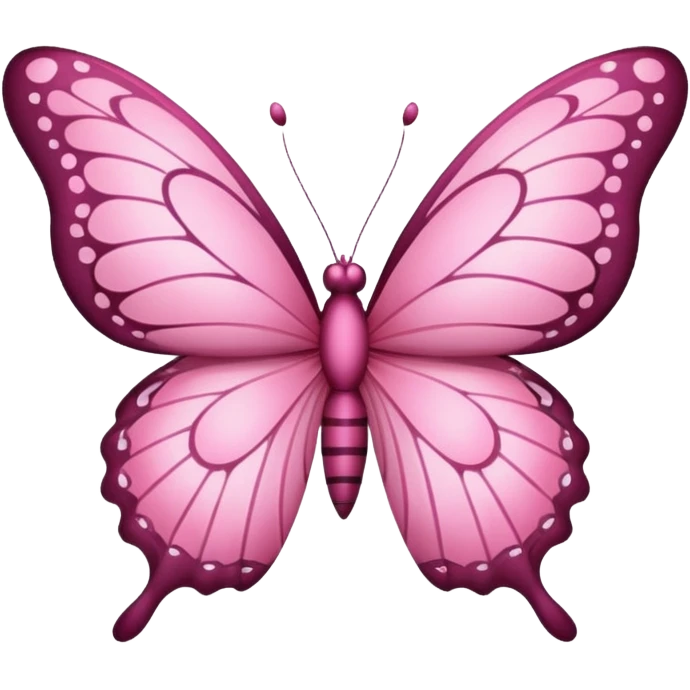 pink butterfly emoji