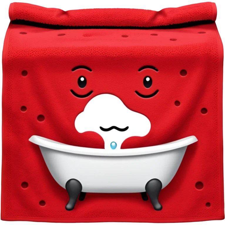 لنگ حمام قرمز سوراخ برای پرسپولیس emoji