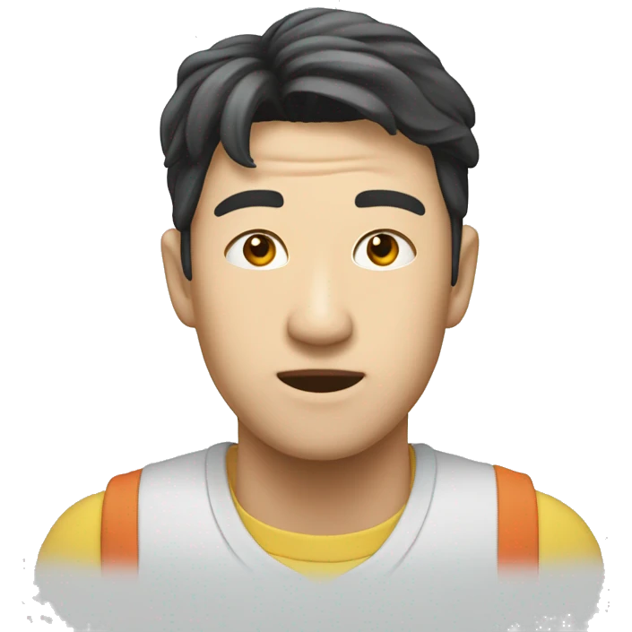 엎드린 쥐. 머리 위에 천사 링 emoji