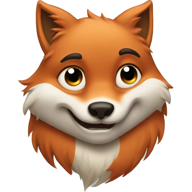 crying fox emoji