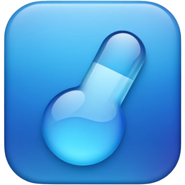 Temperature with blue hues emoji