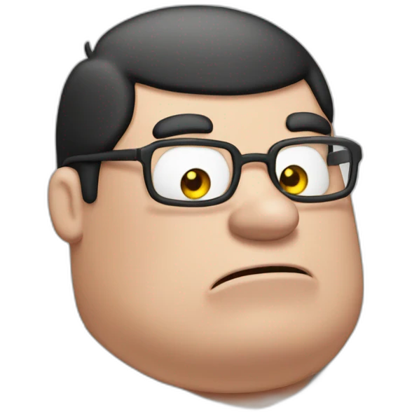Peter-griffin-with-mean-face emoji