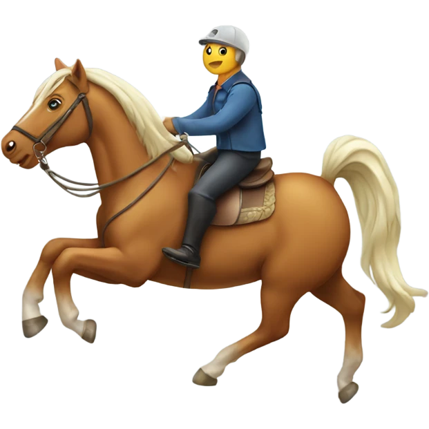 Fish riding horse emoji