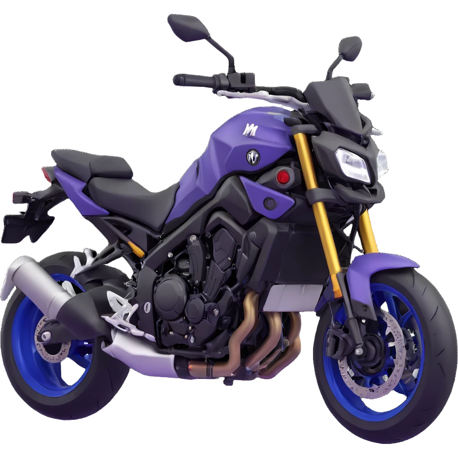 Yamaha MT09 motorcycle emoji