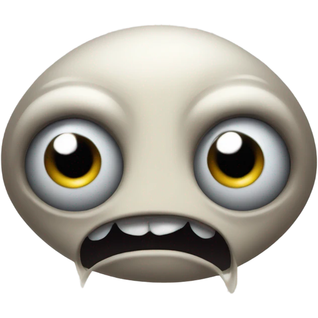 Ink monster with one eye and no mouths emoji