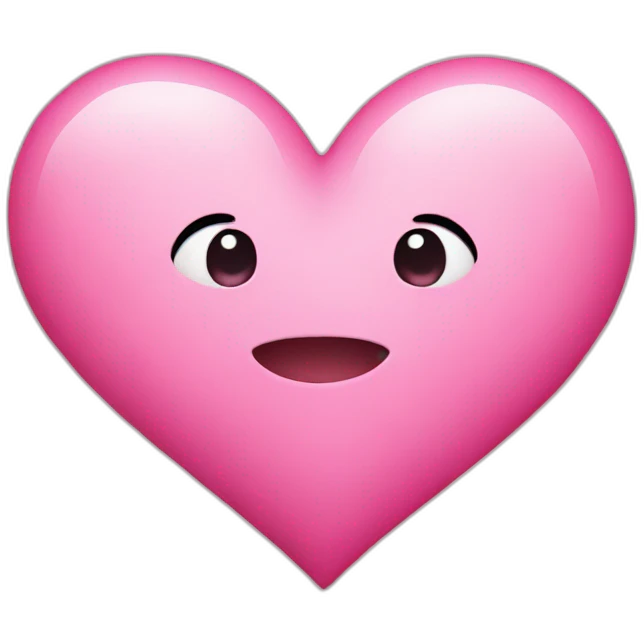 Pink heart emoji
